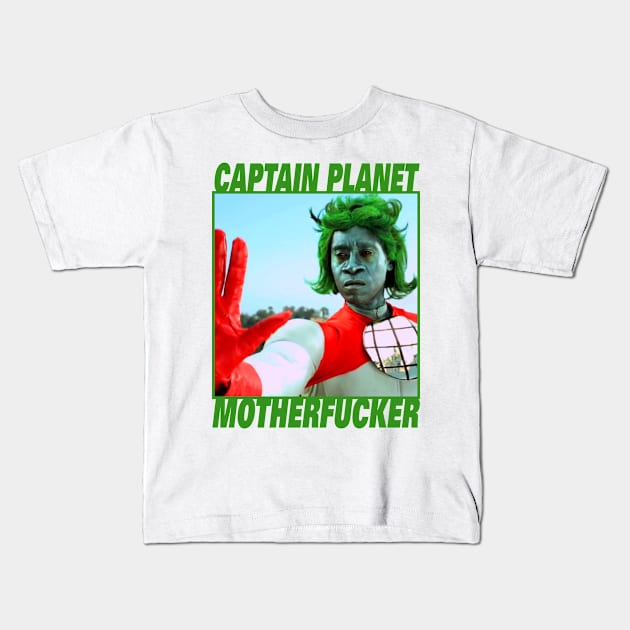 Captain Planet Kids T-Shirt by PentaGonzo